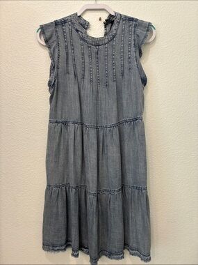 Denim chambray dress size small